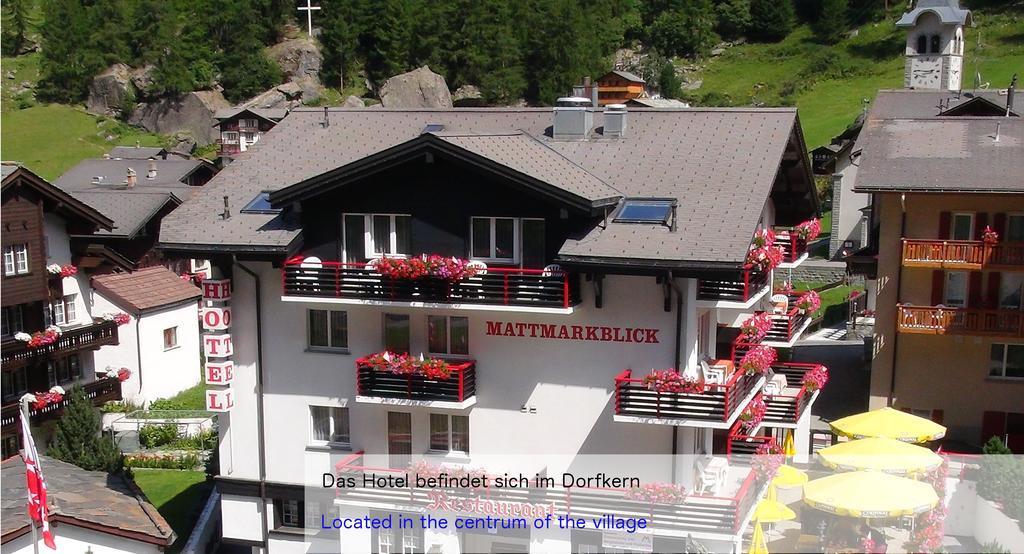 Hotel Restaurant Mattmarkblick Саас-Алмагел Екстериор снимка